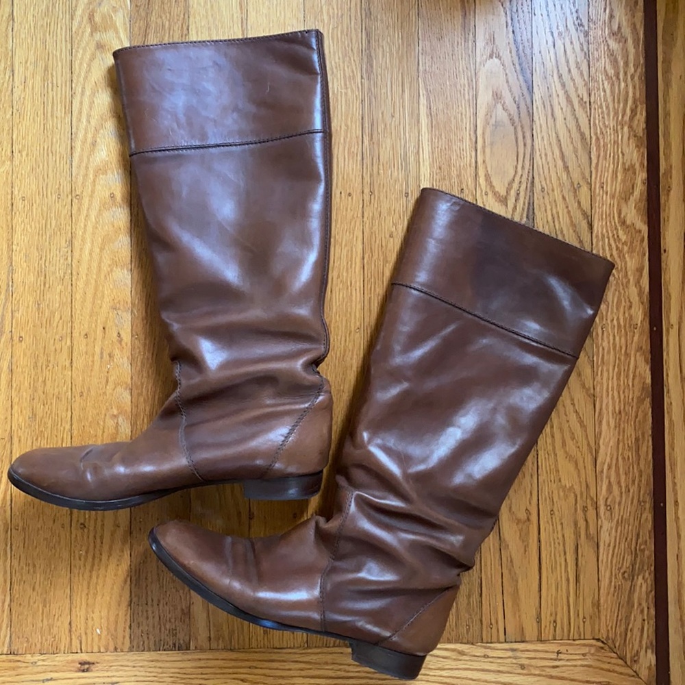 Jcrew pull-on leather booker boots